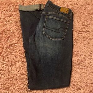 American Eagle super stretch straight leg x-long jeans